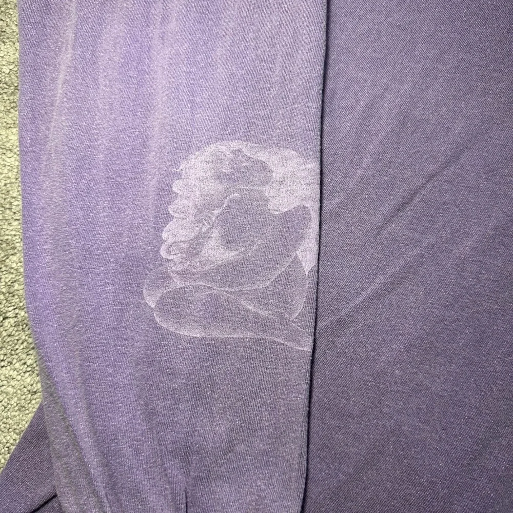 Stussy Medusa T-Shirt Men Medium Purple Long Sleeve Distressed Faded Streetwear - Picture 7 of 16